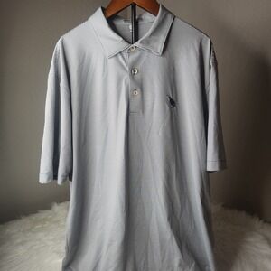 Peter‎ Millar Summer Comfort Polo, Blue And White Stripes, Size L